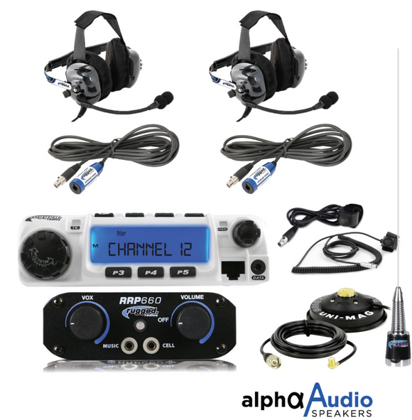 RRP660 2-Person System with 60-Watt Radio and BTU Headsets