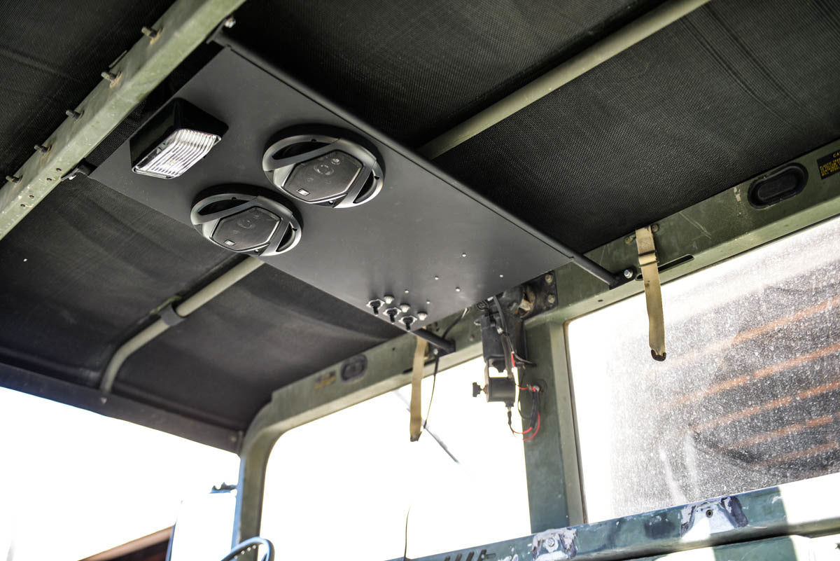 Humvee Center Console Rack OVERHEAD CONSOLE - COMPLETE FOR HMMWV – thosemilitaryguys