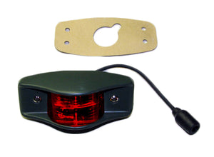 Side Clearance Light (383-Green Housing), Red